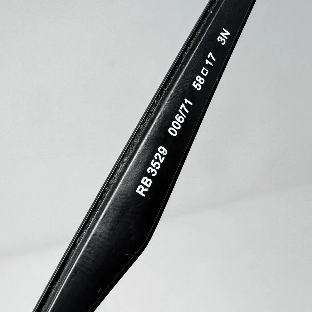 Ray-Ban RB3529 006/71 Matte Black Sunglass Frames 58-17-145